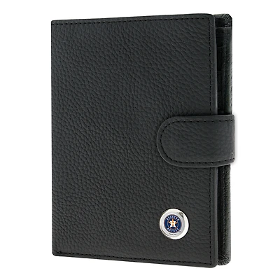 Women's  Black Houston Astros Leather Wallet