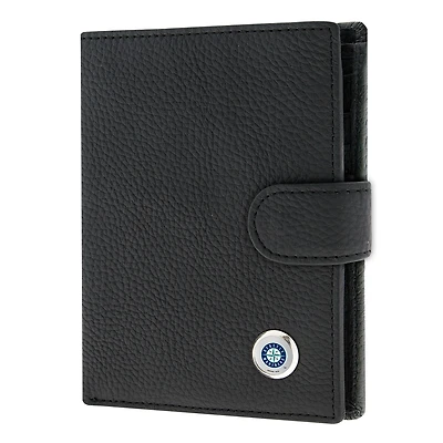 Women's  Black Seattle Mariners Leather Wallet
