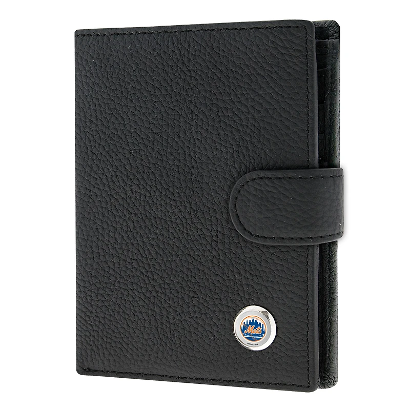 Women's Black New York Mets Leather Wallet