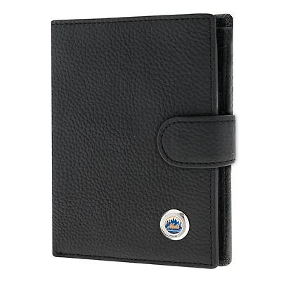 Women's  Black New York Mets Leather Wallet