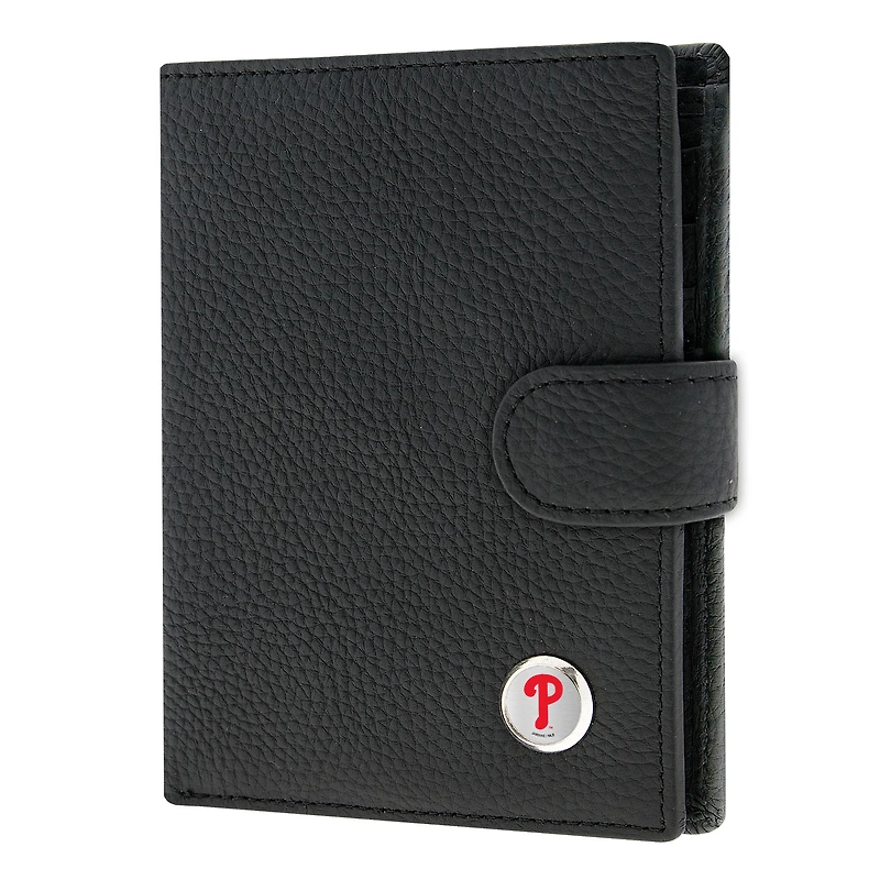 Women's  Black Philadelphia Phillies Leather Wallet