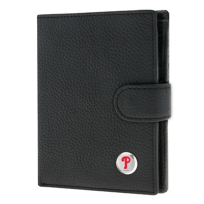 Women's  Black Philadelphia Phillies Leather Wallet