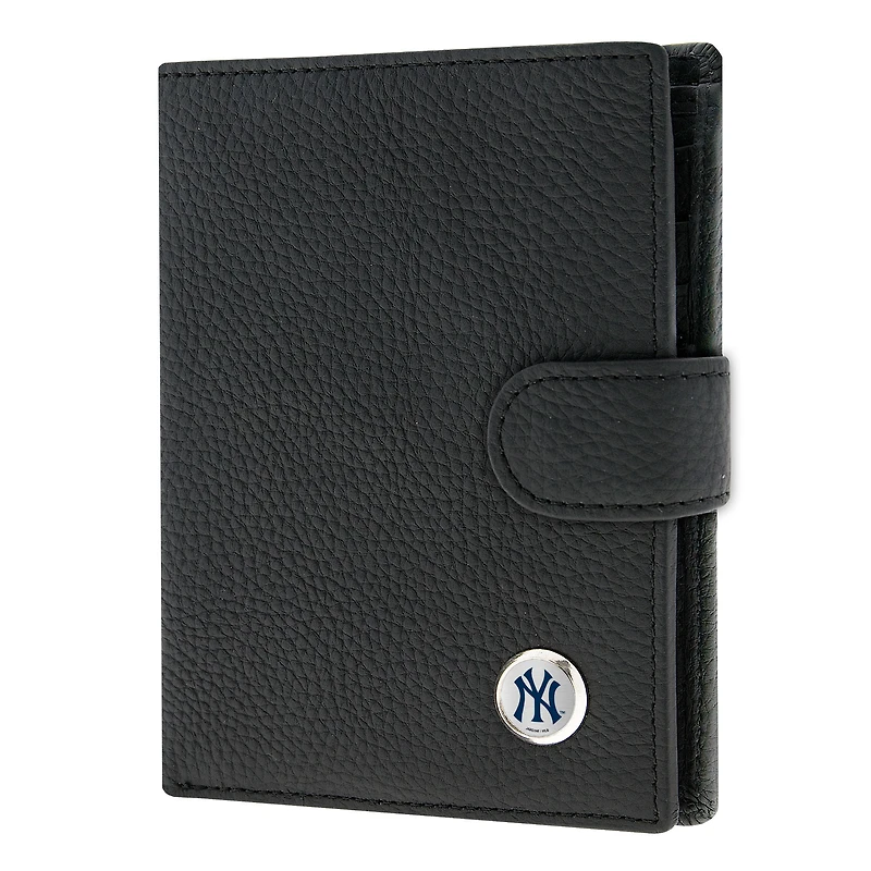 Women's  Black New York Yankees Leather Wallet