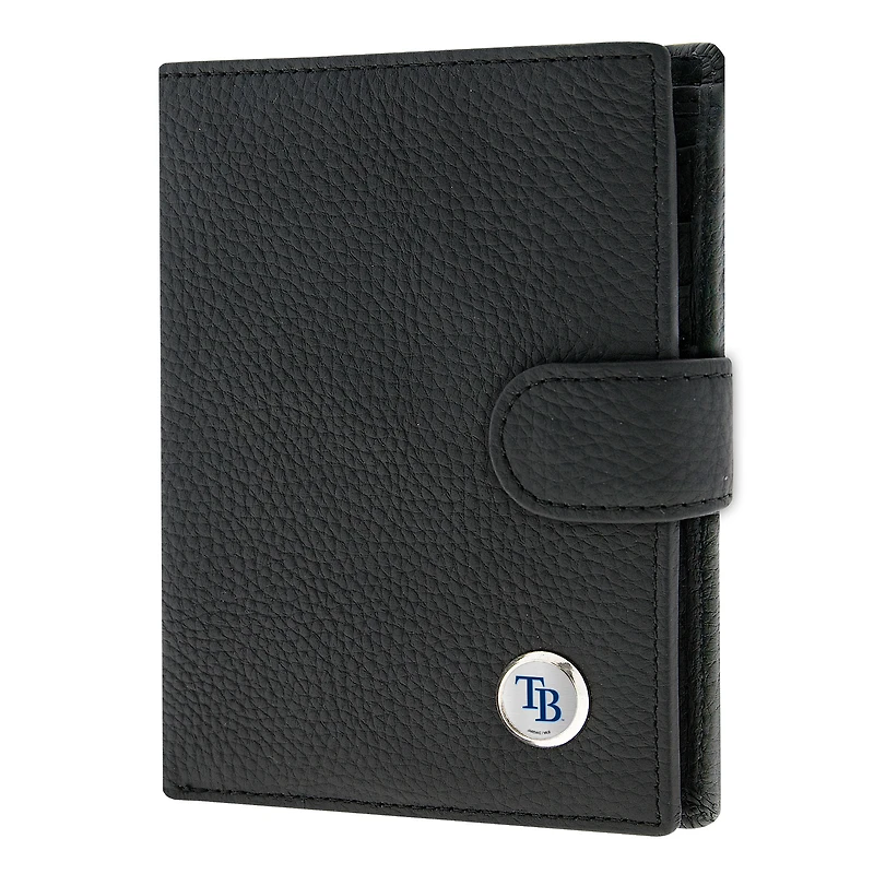 Women's  Black Tampa Bay Rays Leather Wallet