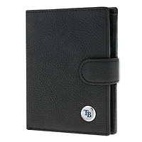 Women's  Black Tampa Bay Rays Leather Wallet