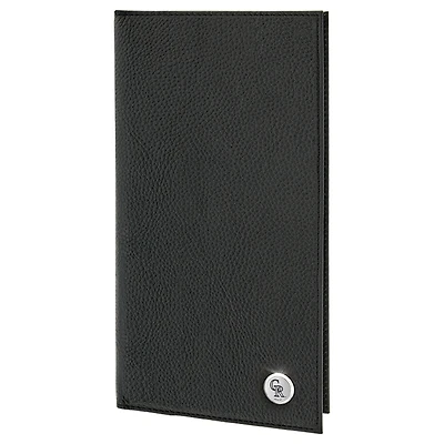 Black Colorado Rockies Passport Wallet