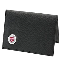 Men's  Black Washington Nationals Credit Card Wallet