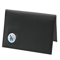 Men's  Black Los Angeles Dodgers Credit Card Wallet