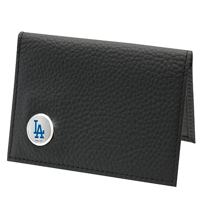 Men's  Black Los Angeles Dodgers Credit Card Wallet