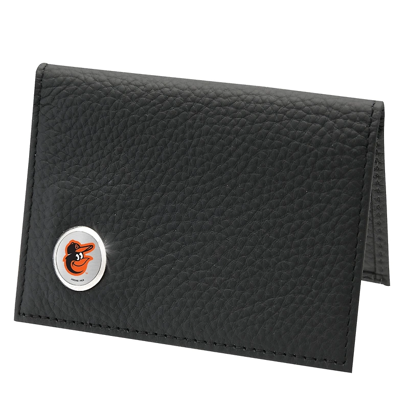 Men's  Black Baltimore Orioles Credit Card Wallet