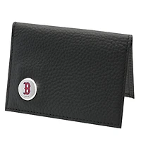 Men's  Black Boston Red Sox Credit Card Wallet