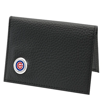 Men's  Black Chicago Cubs Credit Card Wallet