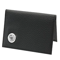 Men's  Black Colorado Rockies Credit Card Wallet