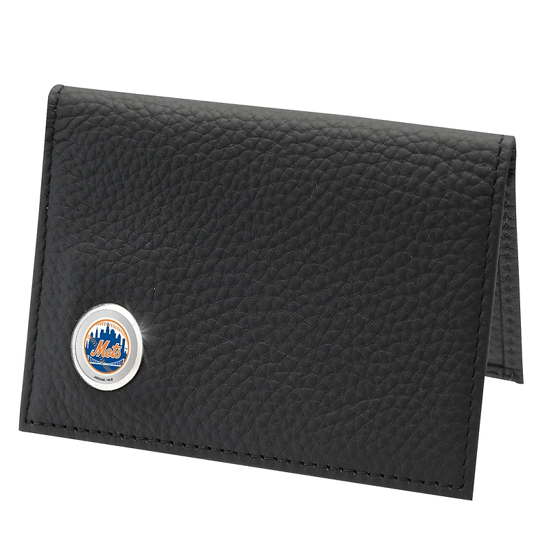 Men's  Black New York Mets Credit Card Wallet