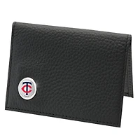 Men's  Black Minnesota Twins Credit Card Wallet