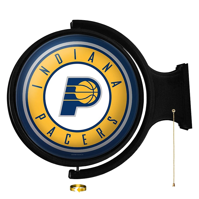 Indiana Pacers 21'' x 23'' Rotating Lighted Wall Sign