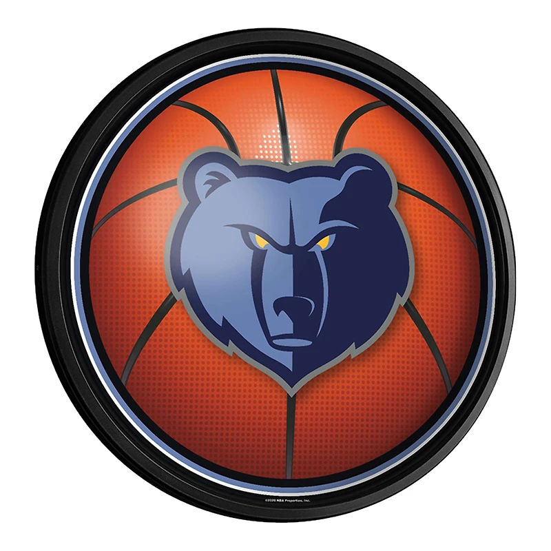 Memphis Grizzlies 18'' Round Slimline Illuminated Wall Sign