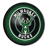 Milwaukee Bucks 18'' Round Slimline Illuminated Wall Sign