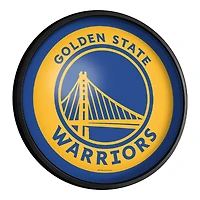 Golden State Warriors 18'' Round Slimline Illuminated Wall Sign
