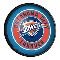 Oklahoma City Thunder 18'' Round Slimline Illuminated Wall Sign