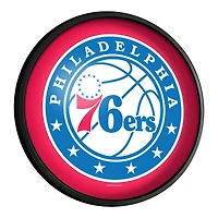 Philadelphia 76ers 18'' Round Slimline Illuminated Wall Sign