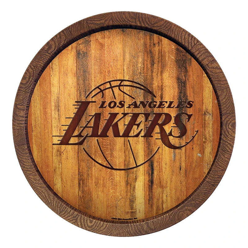 Los Angeles Lakers 20.25'' Faux Barrel Top Sign