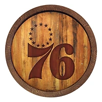 Philadelphia 76ers 20.25'' Faux Barrel Top Sign