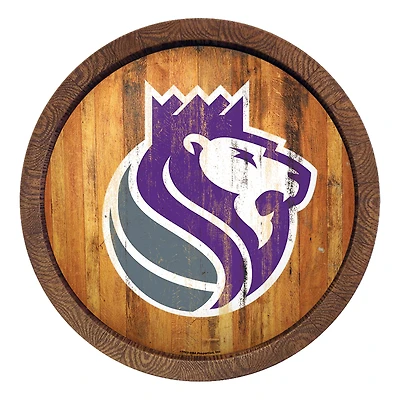 Sacramento Kings 20.25'' Faux Barrel Top Sign