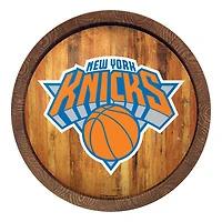New York Knicks 20.25'' Faux Barrel Top Sign