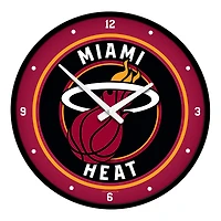 Miami Heat 17.5" Modern Disc Wall Clock