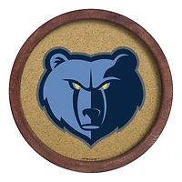 Memphis Grizzlies 20.25'' Round Faux Barrel Framed Cork Board