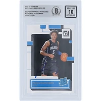 Paolo Banchero Orlando Magic Autographed 2022-23 Panini Donruss Rated Rookie #201 Beckett Fanatics Witnessed Authenticated 10 Rookie Card