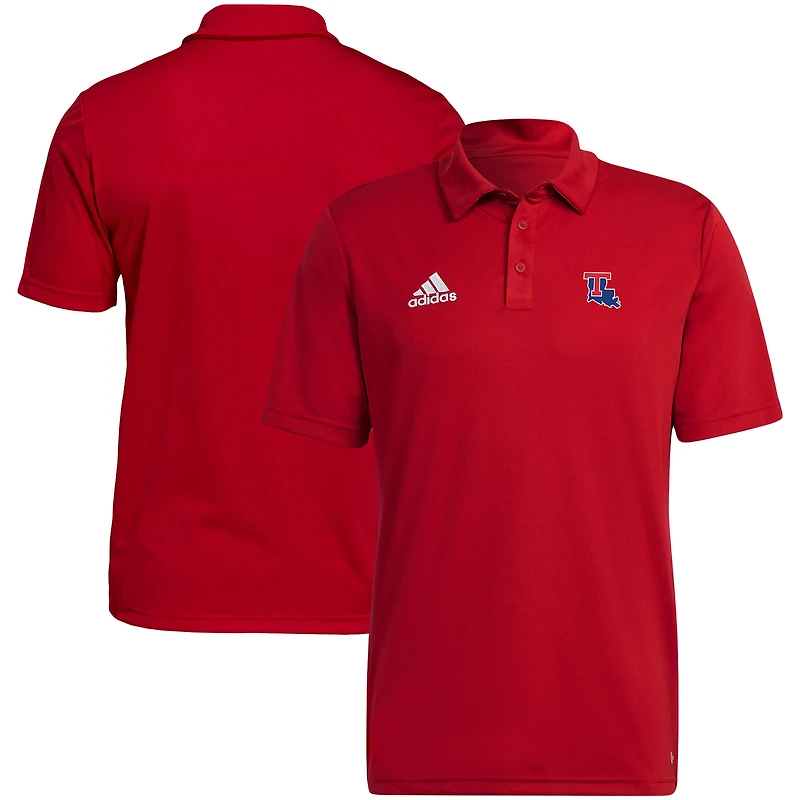 Men's adidas Red Louisiana Tech Bulldogs Sideline Entrada22 Polo