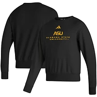 Men's adidas Black Alabama State Hornets Sideline Premium Retro Pullover Top