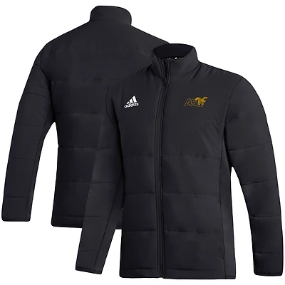 Men's adidas Black Alabama State Hornets Sideline Midweight Full-Zip Jacket