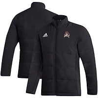 Men's adidas Black ECU Pirates Sideline Midweight Full-Zip Jacket