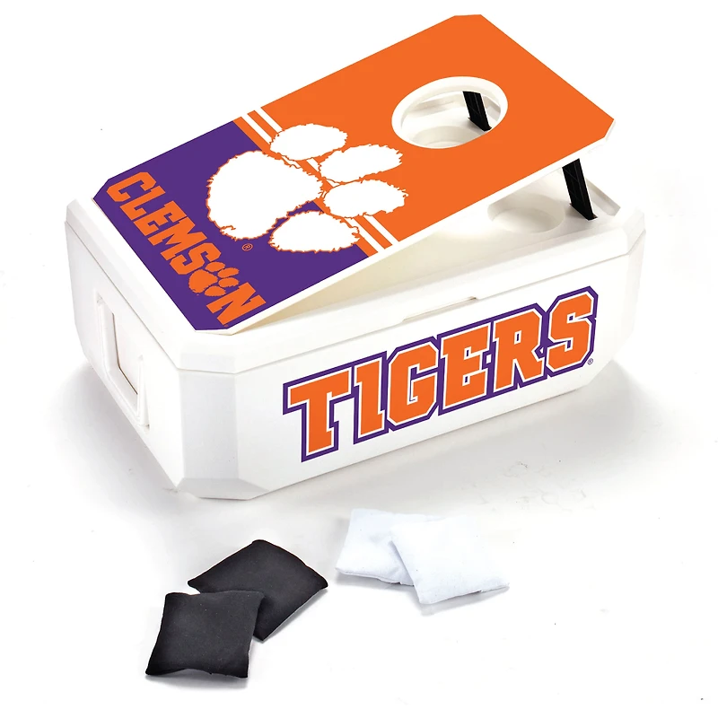Clemson Tigers 40-Can Cornhole Cooler