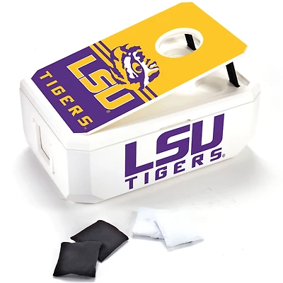 LSU Tigers 40-Can Cornhole Cooler