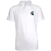 Youth Garb White Michigan State Spartans Polo