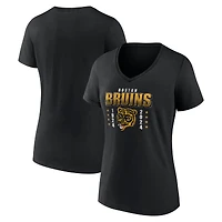 Women's Fanatics  Black Boston Bruins Centennial  T-Shirt