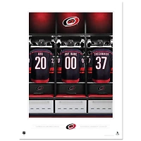 Carolina Hurricanes 12" x 16" Personalized Locker Room Photo Print