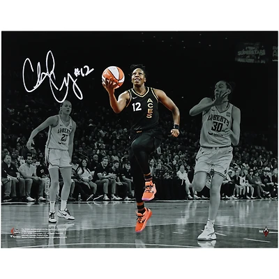 Chelsea Gray Las Vegas Aces 2023 WNBA Finals Champion Autographed 11" x 14" Action Spotlight Photograph