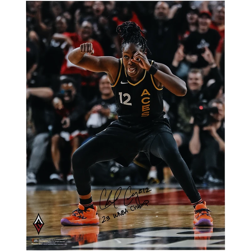 Chelsea Gray Las Vegas Aces 2023 WNBA Finals Champion Autographed 16" x 20" Action Photograph with "23 WNBA Champ" Inscription