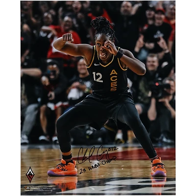 Chelsea Gray Las Vegas Aces 2023 WNBA Finals Champion Autographed 16" x 20" Action Photograph with "23 WNBA Champ" Inscription