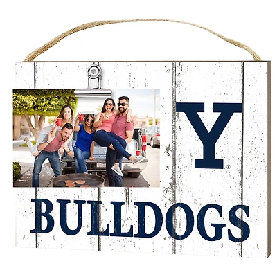 Yale Bulldogs 8" x 10" Weathered Clip It Frame
