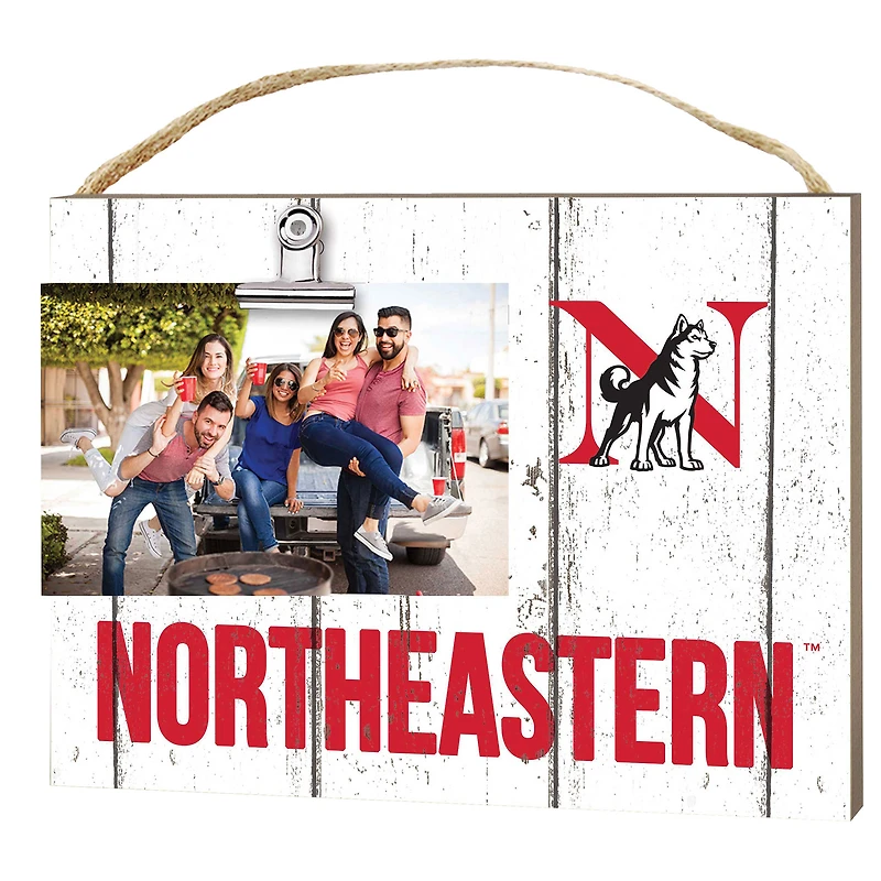 Northeastern Huskies 8" x 10" Weathered Clip It Frame
