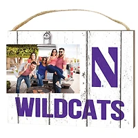 Northwestern Wildcats 8" x 10" Weathered Clip It Frame