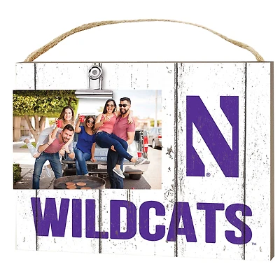 Northwestern Wildcats 8" x 10" Weathered Clip It Frame