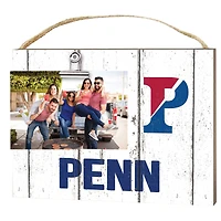 Pennsylvania Quakers 8" x 10" Weathered Clip It Frame
