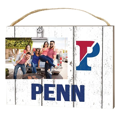 Pennsylvania Quakers 8" x 10" Weathered Clip It Frame